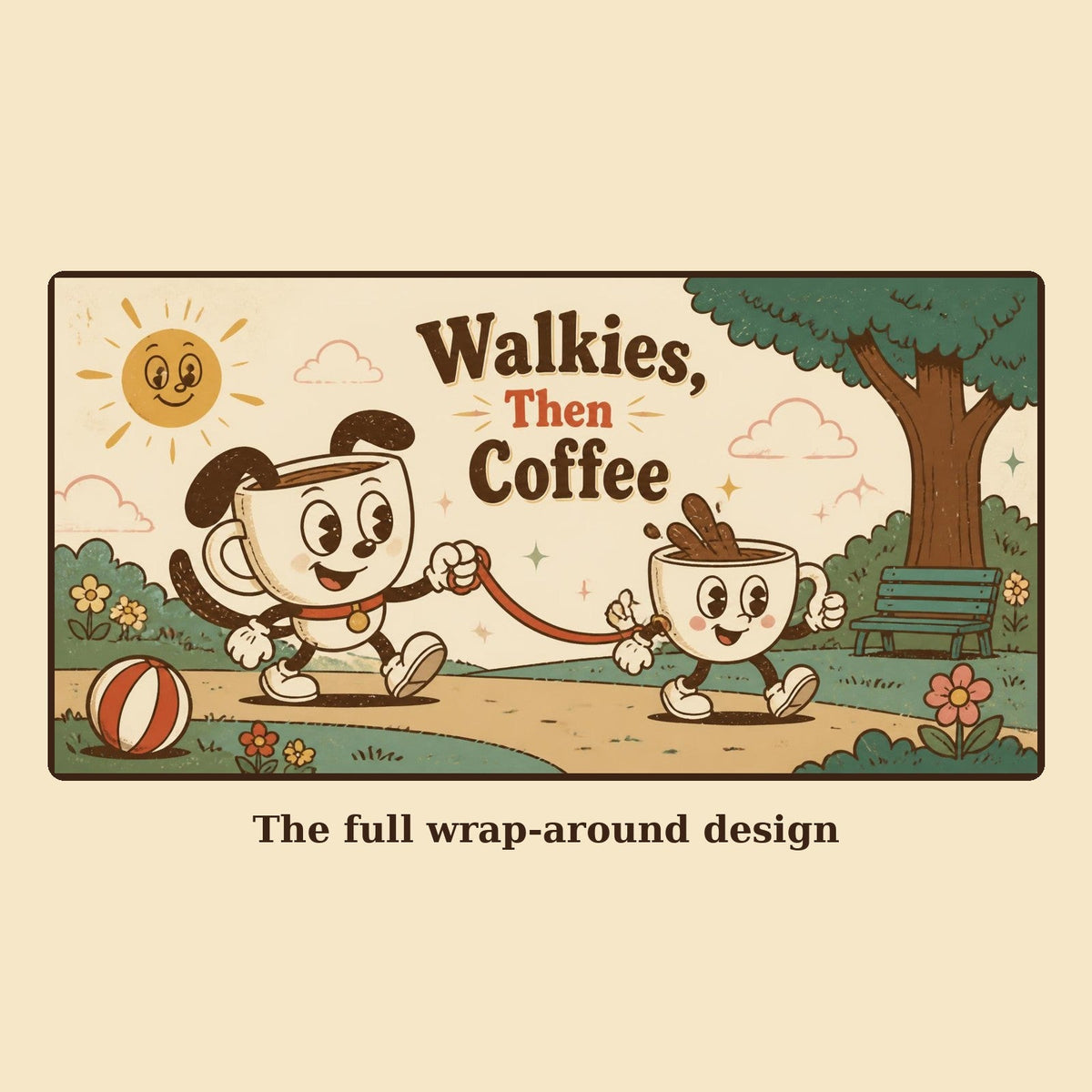 Full wrap-around design