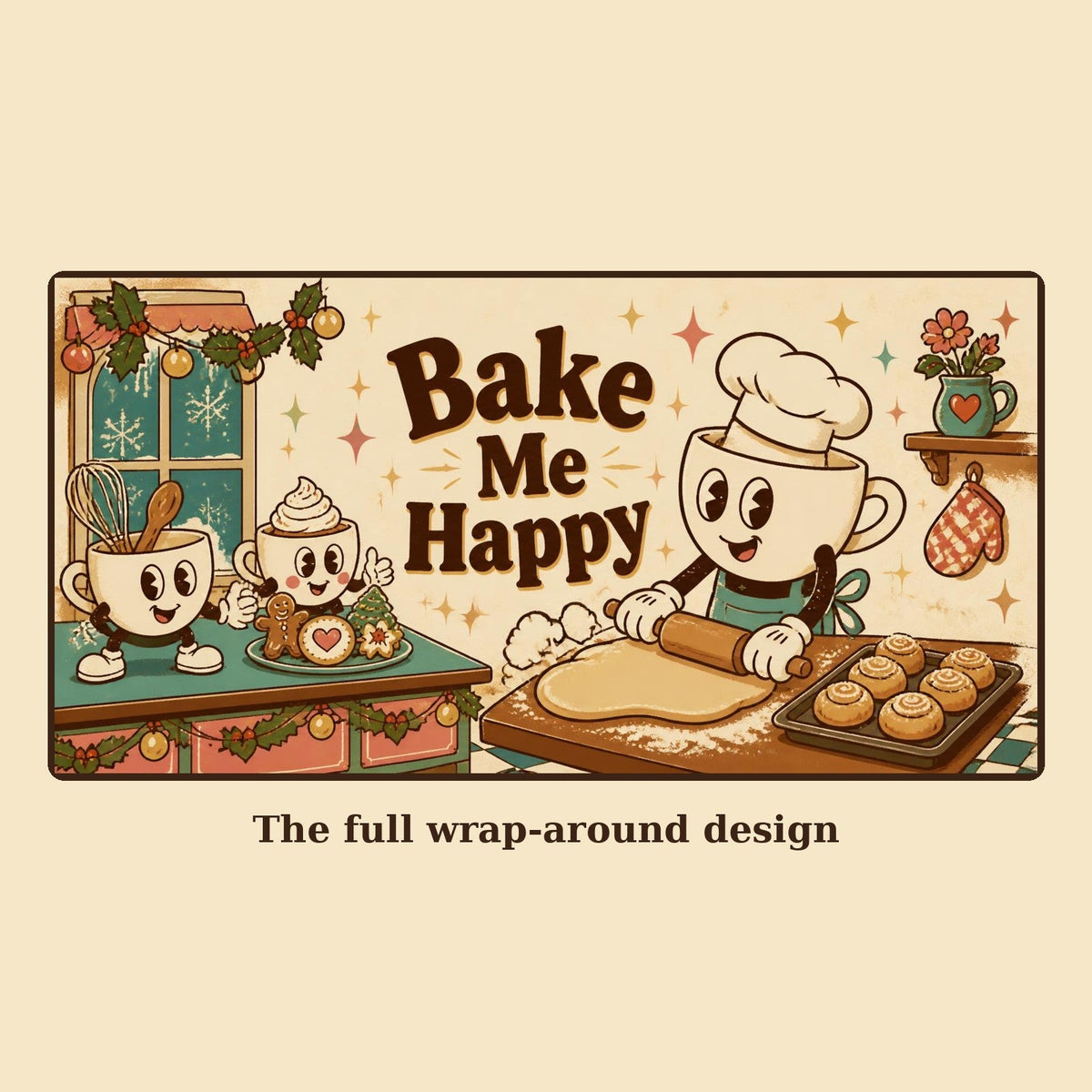Full wrap-around design