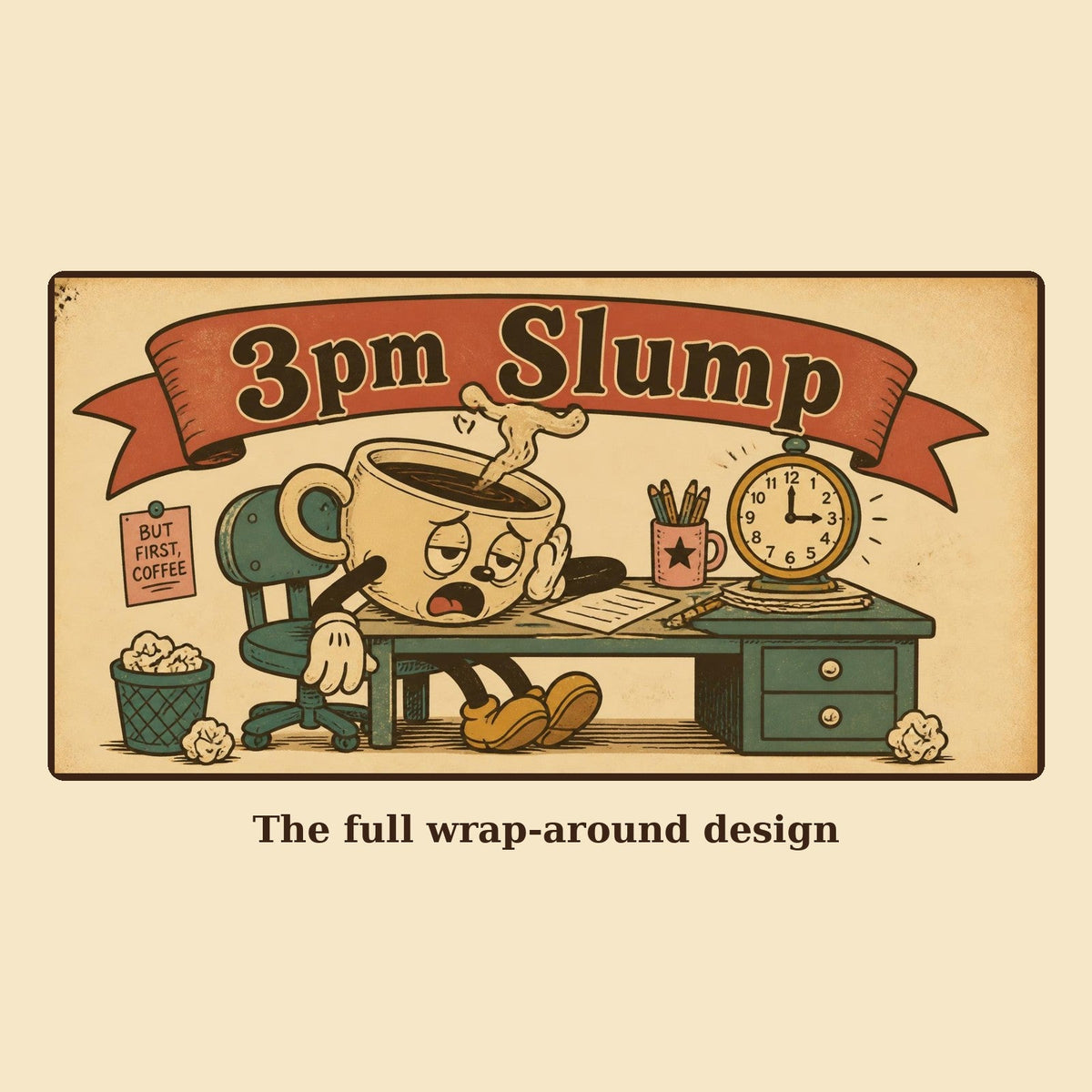Full wrap-around design