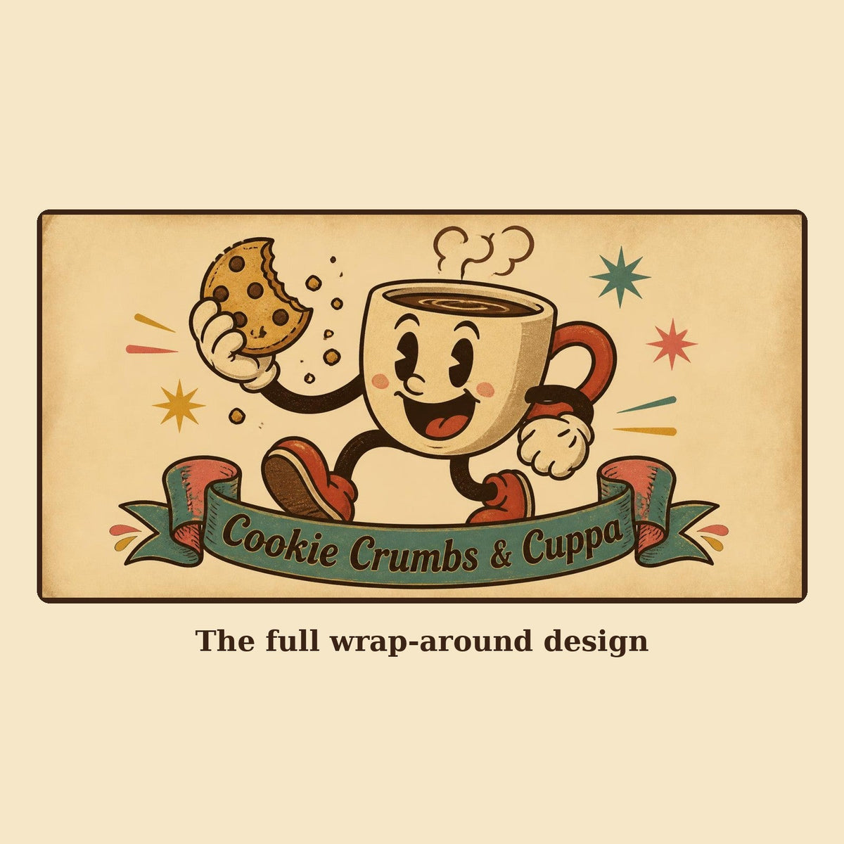 Full wrap-around design