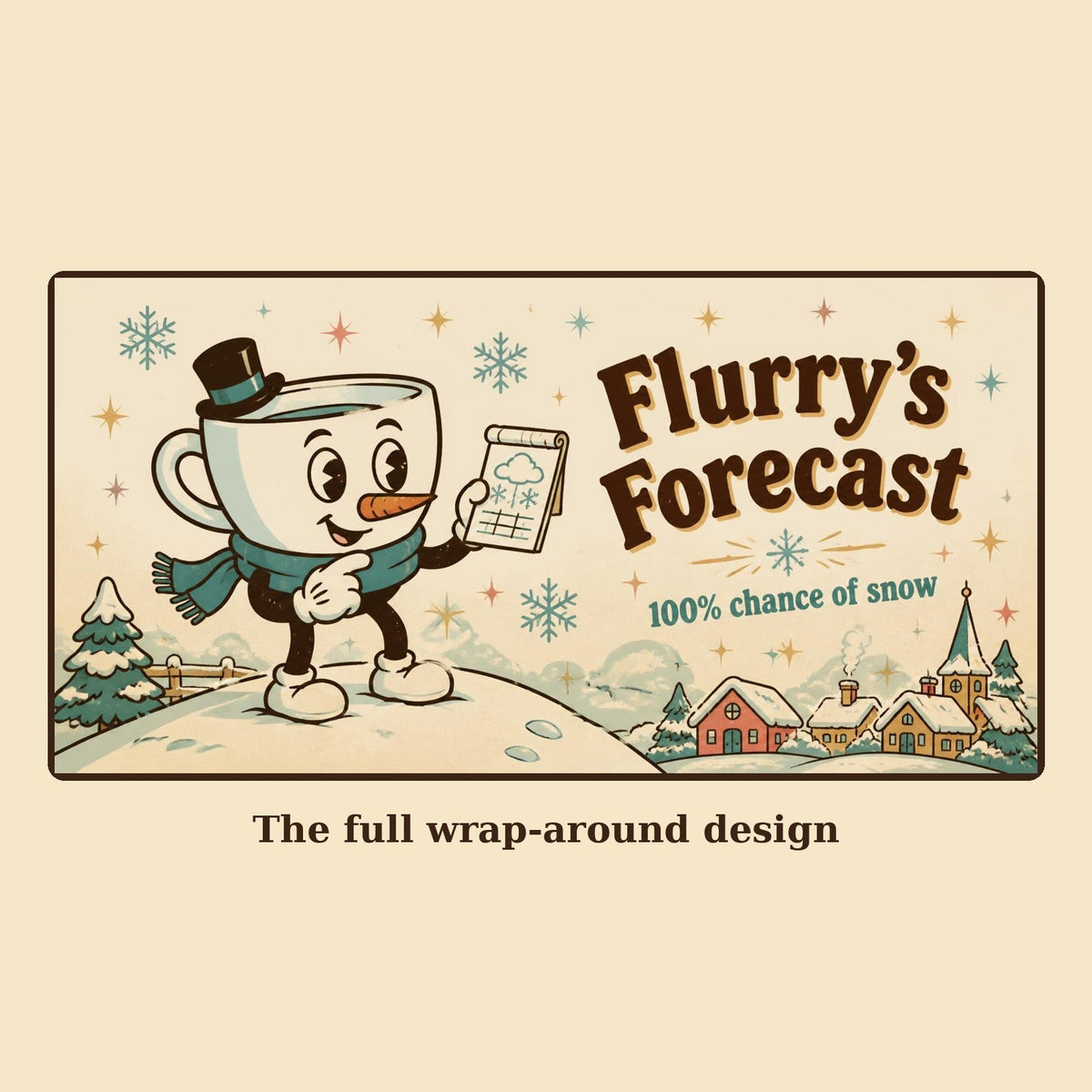 Full wrap-around design