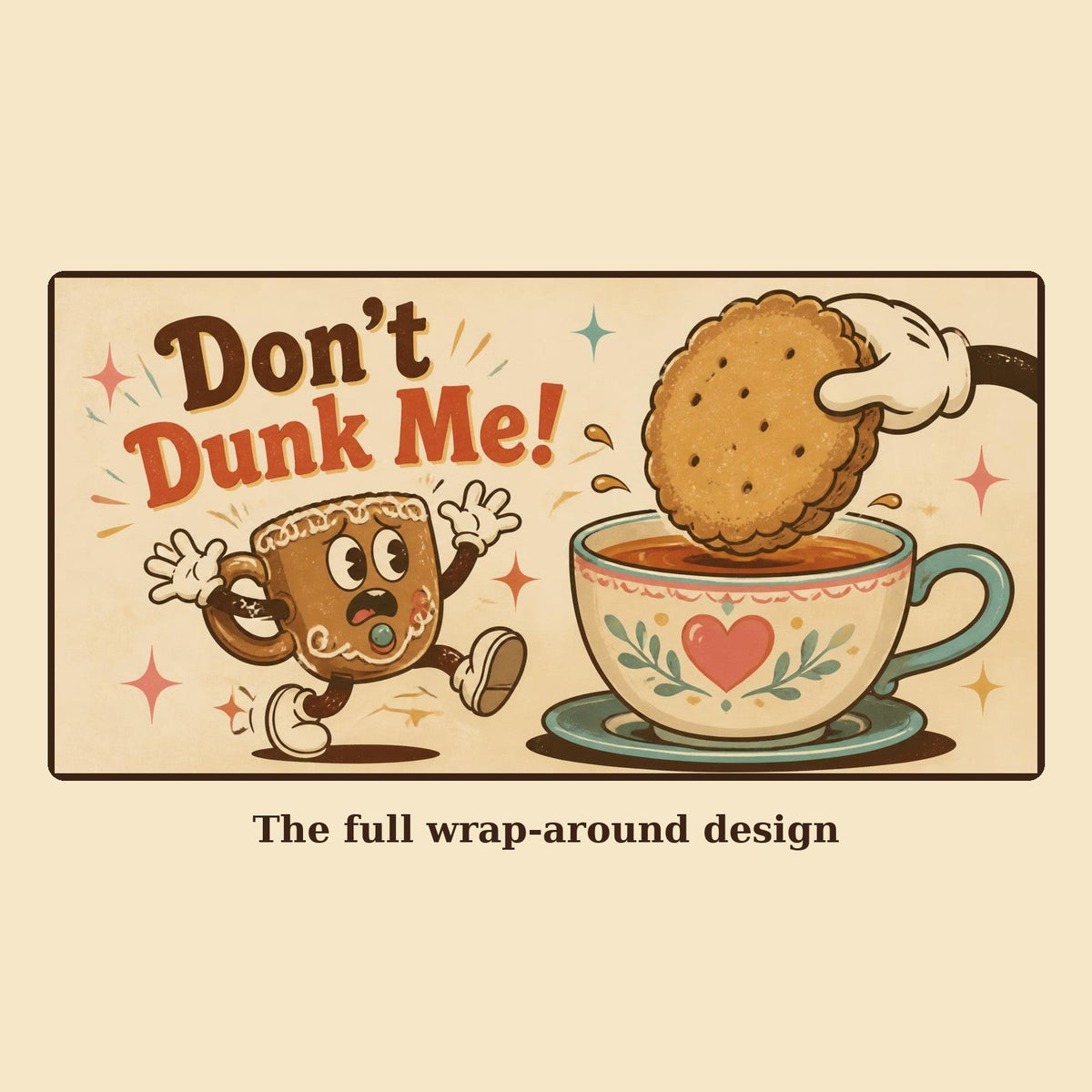Full wrap-around design