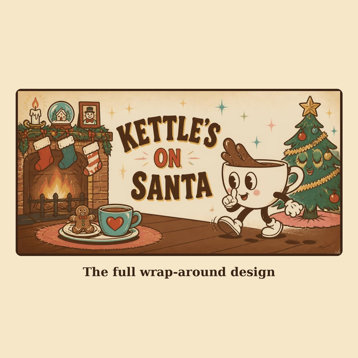Full wrap-around design