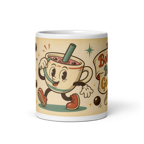 Boba Be Good 11 oz mug, front view