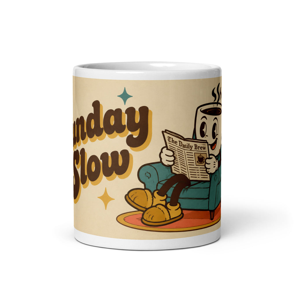 Sunday Slow mug, 11 oz front view