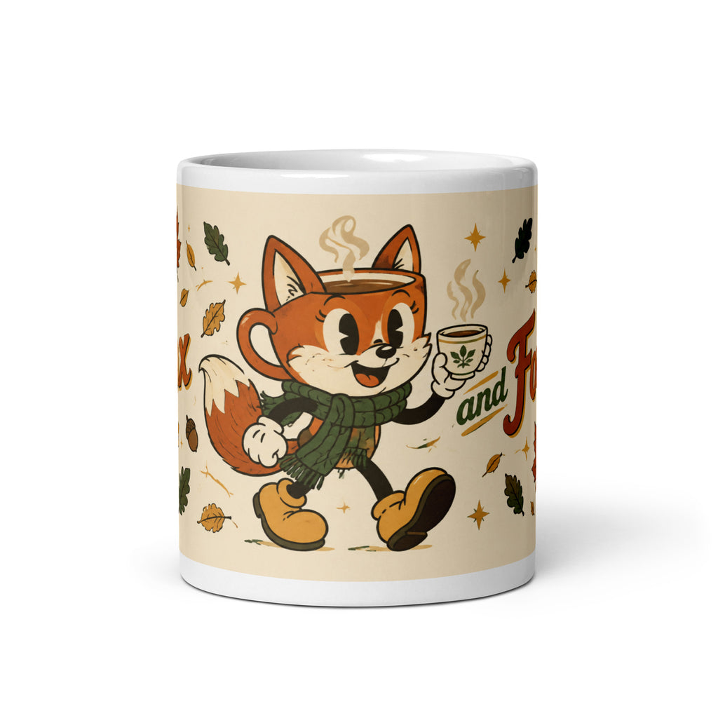 Fox and Found mug, 11 oz front view