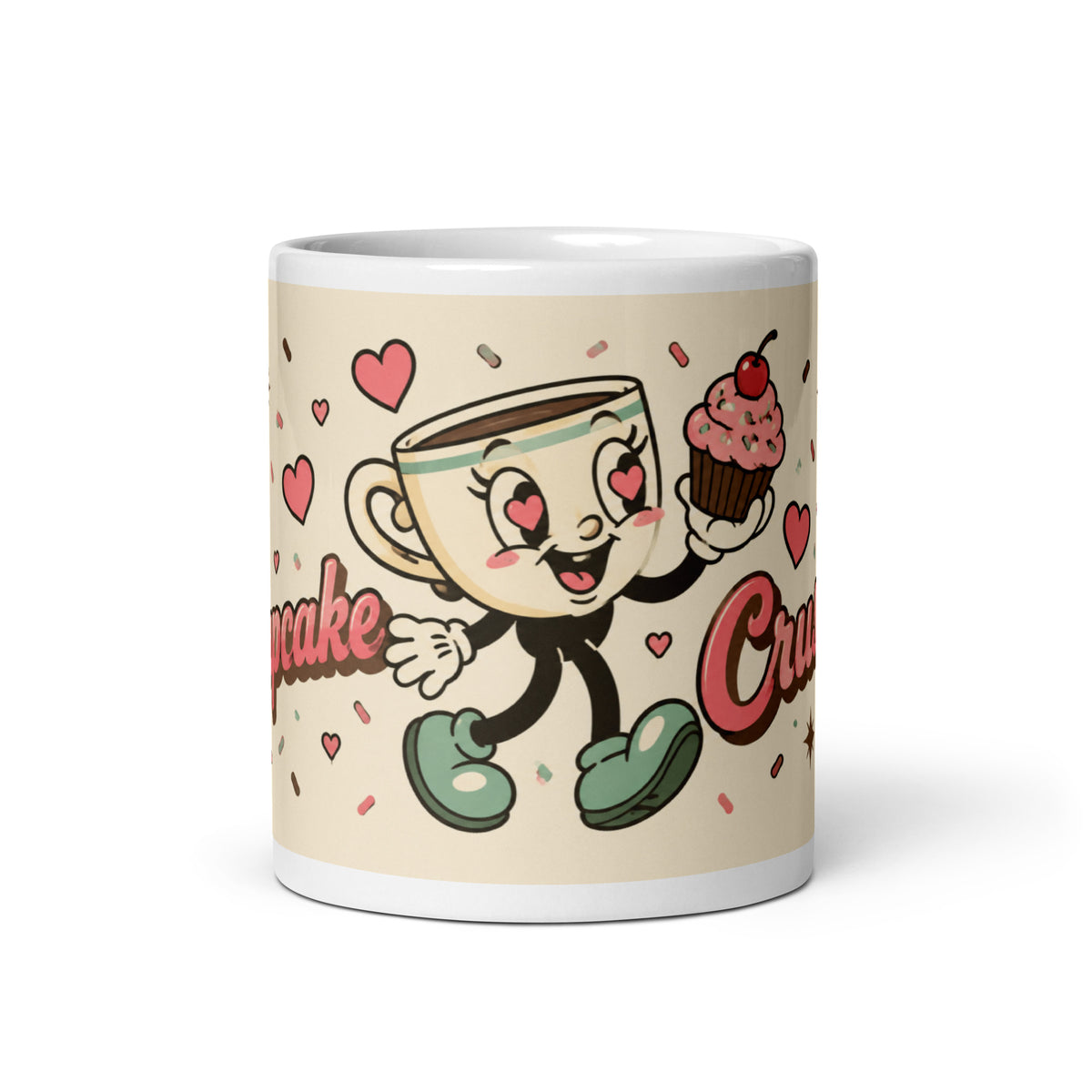 Cupcake Crush mug, 11 oz front view