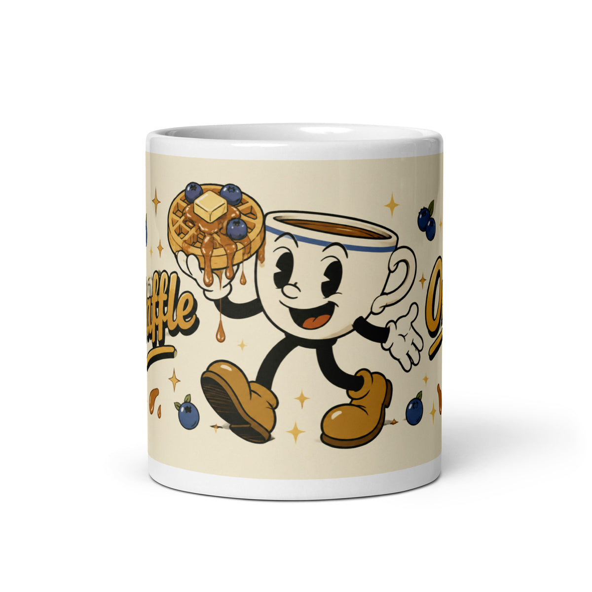 Waffle On mug, 11 oz front view