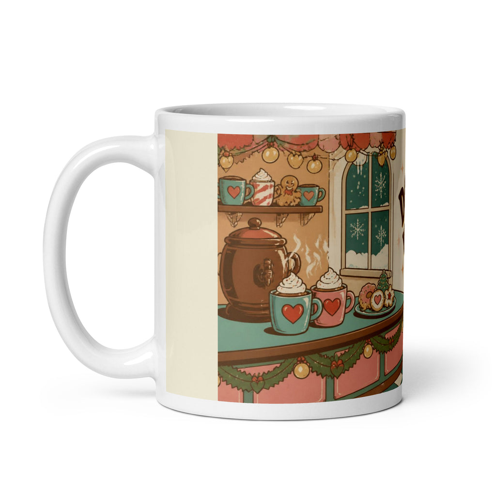 Donut Worry 11 oz mug, handle on the left