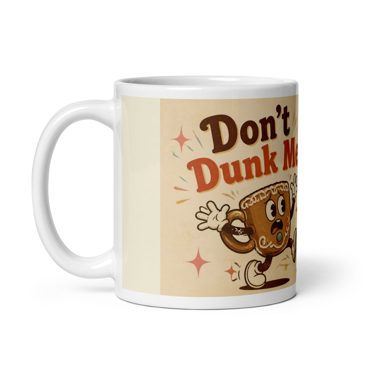 Don't Dunk Me! 11 oz mug, handle on the left