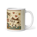 Press Start, Pour Coffee 11 oz mug, handle on the right
