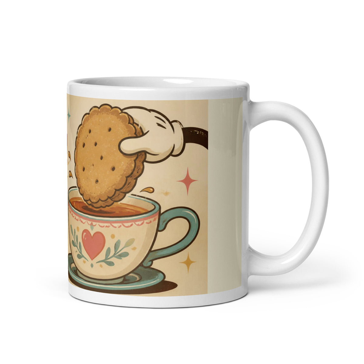 Don't Dunk Me! 11 oz mug, handle on the right