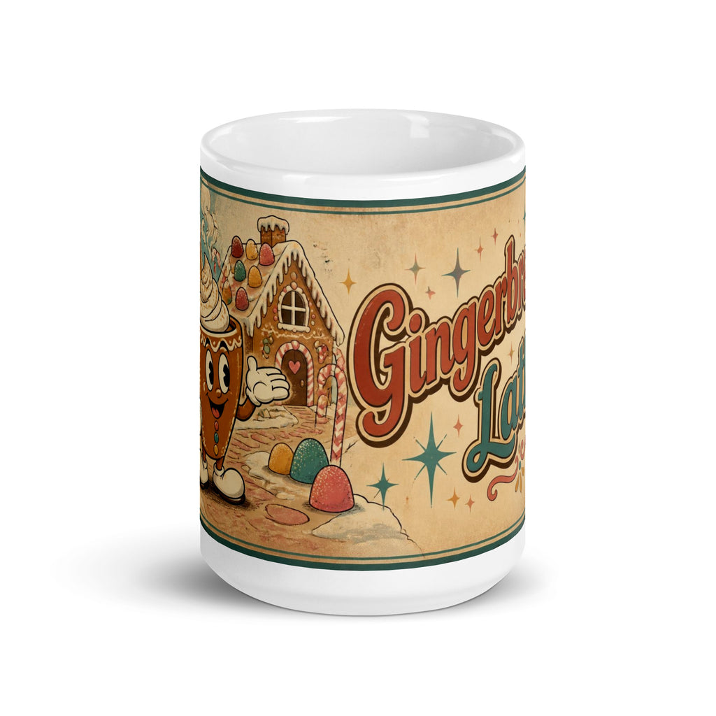 Gingerbread Latte 15 oz mug, front view