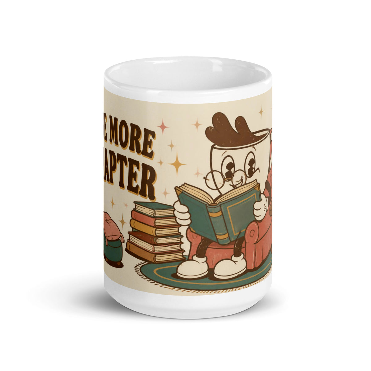 One More Chapter 15 oz mug, front view