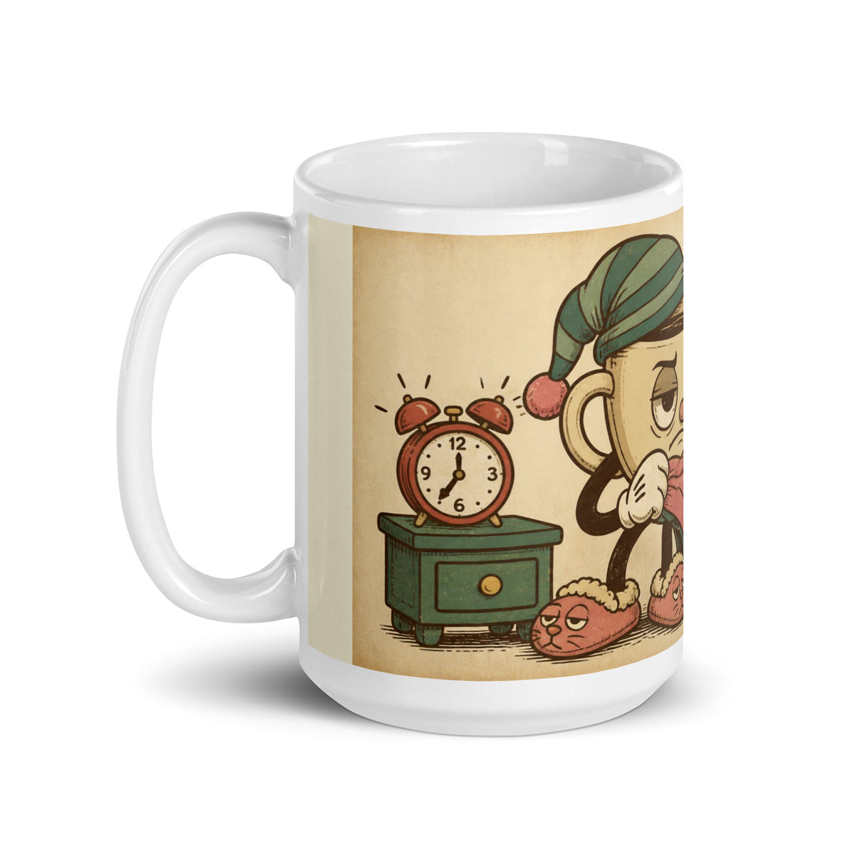 Not a Morning Person 15 oz mug, handle on the left
