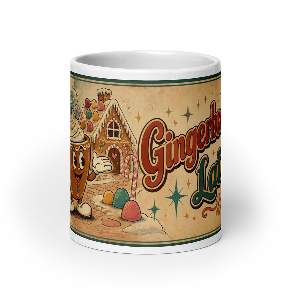 Gingerbread Latte 20 oz mug, front view