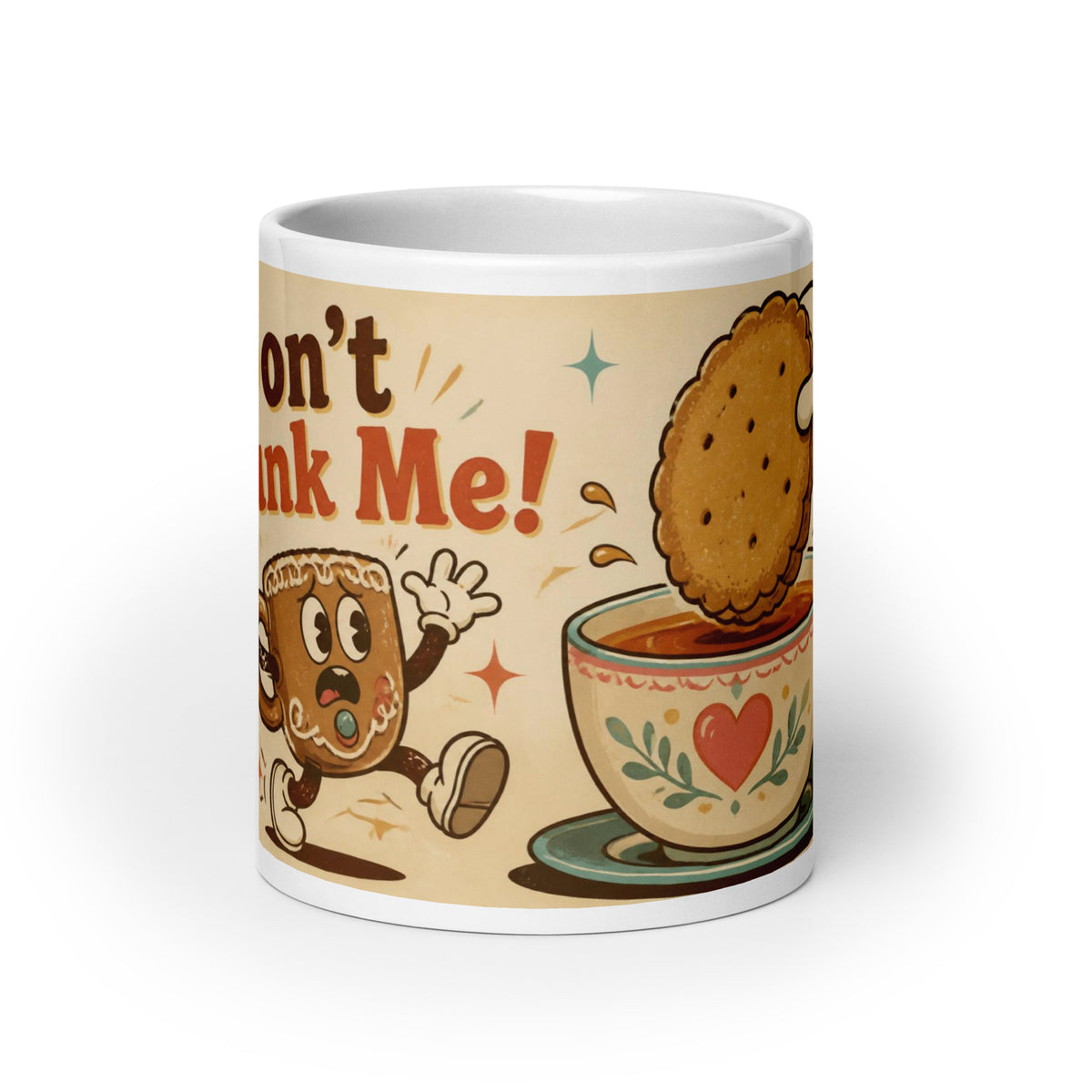 Don't Dunk Me! 20 oz mug, front view