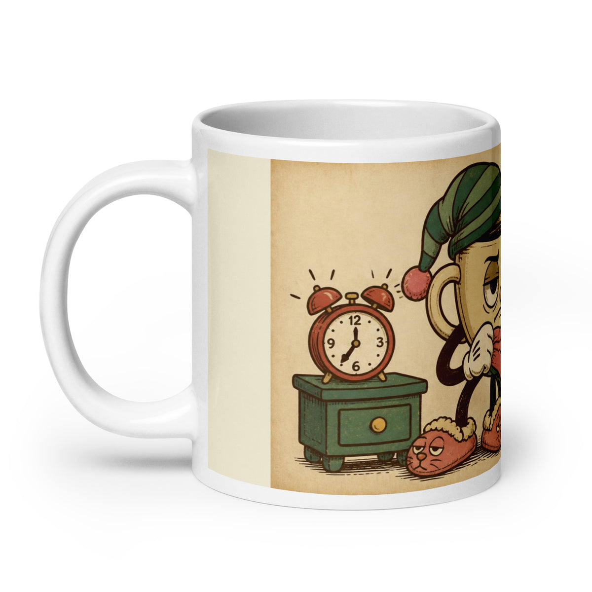 Not a Morning Person 20 oz mug, handle on the left