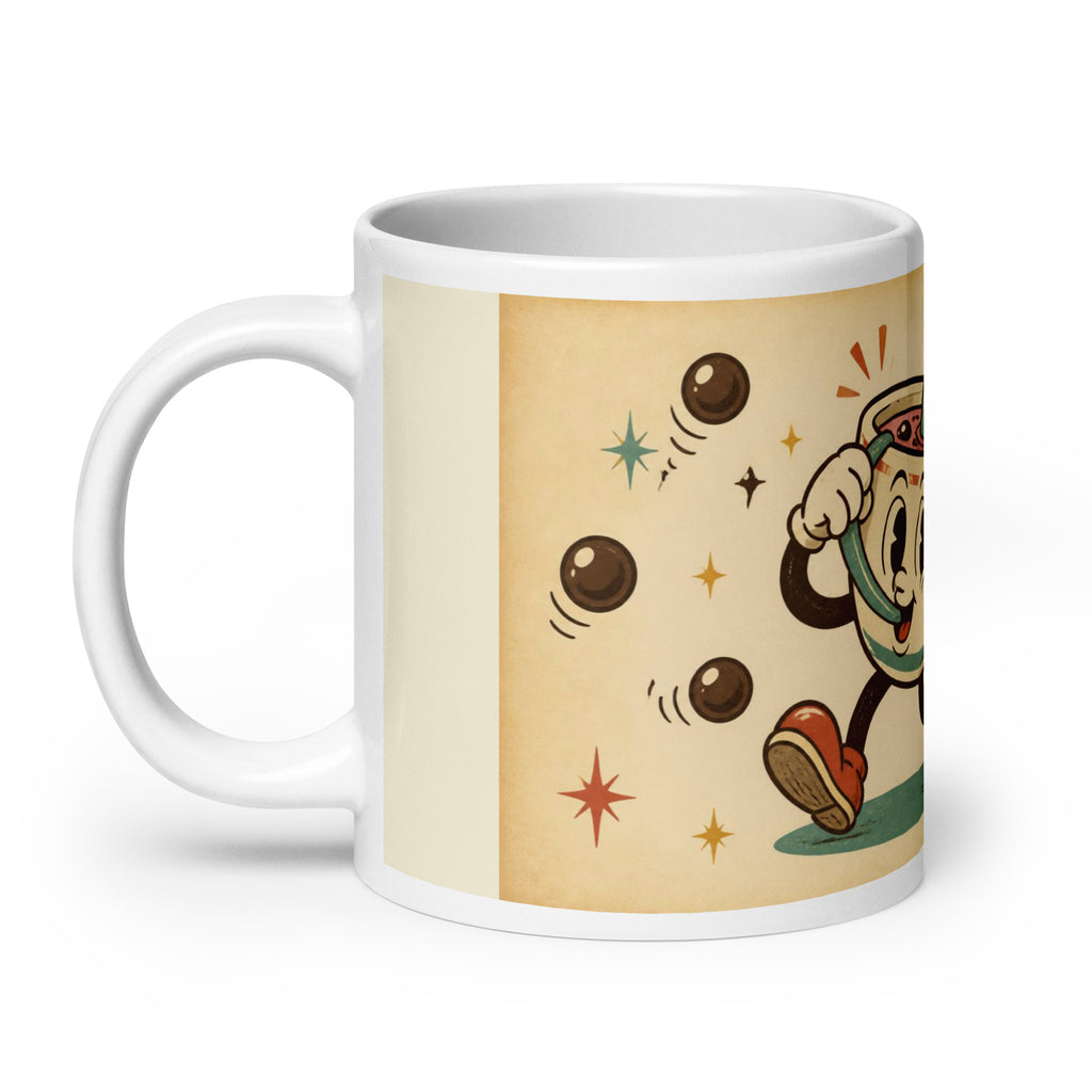 Boba Be Good 20 oz mug, handle on the left
